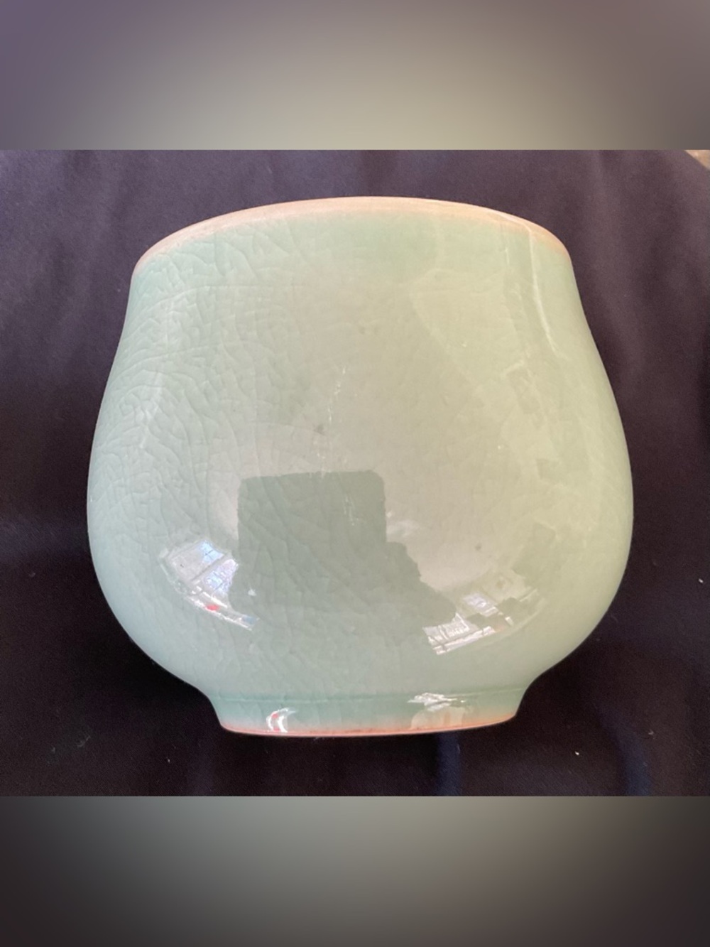 Chinese Celadon Crackle Glaze Tea Cups - Picture 3 of 6